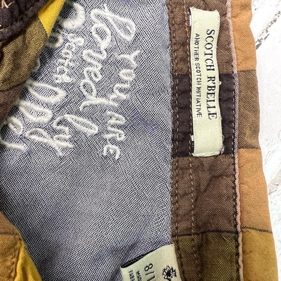 Scotch R’Belle Boys Button Down Shirt *please read description* Boys 8 - Picture 8 of 8